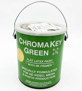 Chromakey Chromakeygreeenhdgold1gal Green Screen Paint 1 Gallon Flat Latex With 8k Primer Hd Video Photo