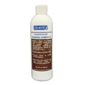 Lg503133 Clarity Fba Clarity/kempro Finishing Compound For Stained Glass - 12 Oz