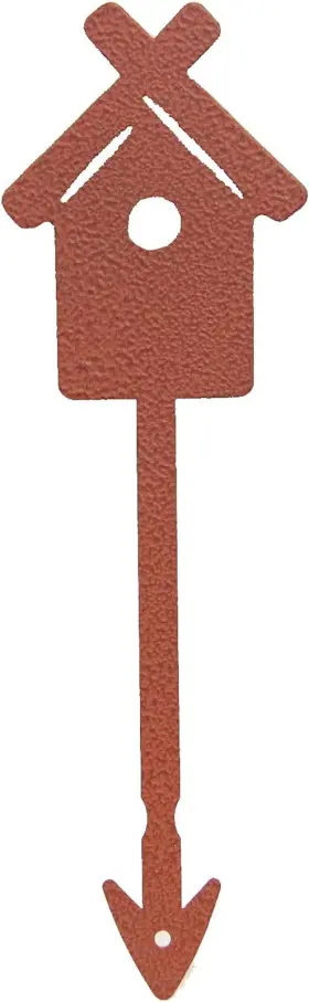 Co Ltd 313114164156 Powder Paint Coating Metal Flowers For Garden Floral Pick- House Sparrow