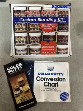 Color Putty 9816 New Company Inc. Custom Blending Kit - Waterborne Base 16 Colors