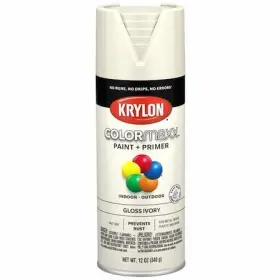 K05524007 Colormaxx Spray Paint Gloss Ivory 12 Oz