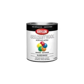 K05625007 Colormaxx Krylon Paint Gloss White Quart