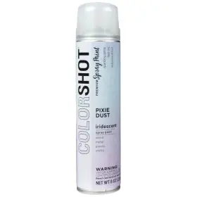 Colorshot 017754470157 Iridescent Spray Paint Pixie Dust Multicolored 8 Oz