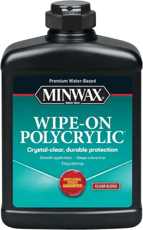 409160000 Company Pt 40916 Clear Wipe-on Poly Water-based Polyurethane Gloss