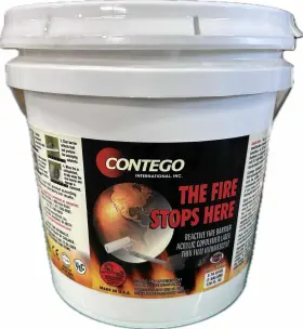 Contego 834048001046 Original Formula Intumescent Fire Resistant Coating 1 Gallon For Homes Gar