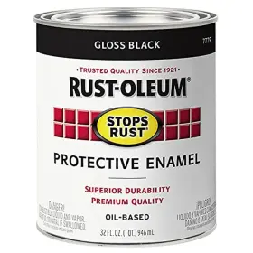 7779-504 Corp Rust-oleum Stops Rust Protective Enamel - Gloss Black Quart
