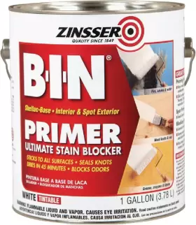 Corporation 744110613261 Zinsser B-i-n Shellac-base Oil Primer 1-gallon White