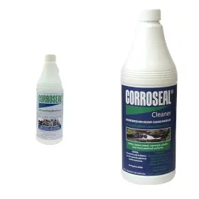 Corroseal 445026560535 Rust Converter Metal Primer 1 Quart And Application Cleaner Bundle
