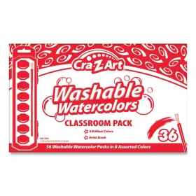 24011 Cra-z-art Washable Watercolor Classroom Pack - Assorted Colors 36/bx New