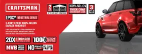 Cmxpldp858167 Craftsman 2-part Epoxy 100% Solids Garage Floor Kit Dark Grey