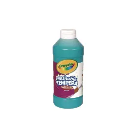 54-3115-048 Crayola 543155048 Artista Ii 16 Oz Bottle Washable Tempera Paint - Turquoise New