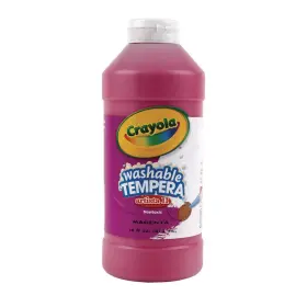 543115069 Crayola Artista Ii 16 Oz Washable Tempera Paint - Magenta New