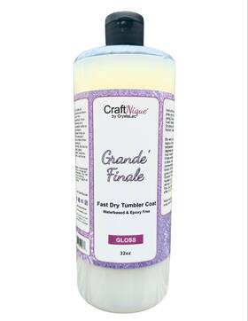 Crystalac 818110001738 Grande Finale Tumbler Coat Gloss 32oz Quart 2.0