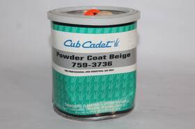 Cub Cadet 759-3736 Shade Powder Coat Beige 1 Quart 32 Oz Nos Expired Dented