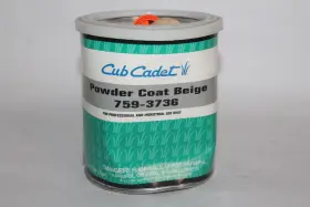 759-3736 Cub Cadet Shade Powder Coat Beige 1 Quart 32 Oz Nos Expired Dented