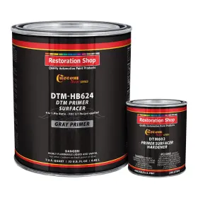 Custom Shop 840234512661 Gray Dtm High Build Urethane Primer Surfacer Direct To Metal 2.1 1-1/4 Q