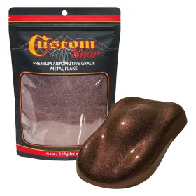 4-ounces Custom Shop 840234514634 Rootbeer - Of Micro Metal Flake .004 Inch 100 Micron Size Premium Au