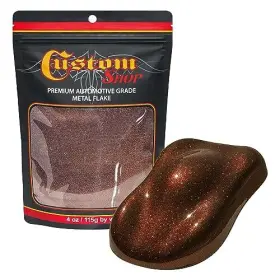 4-ounces Custom Shop 840234514726 Rootbeer - Of Medium Metal Flake .008 Inch 200 Micron Size Premium A