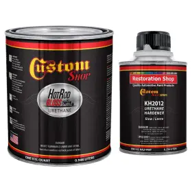 Custom Shop 844825016682 Blood Red - Hot Rod Gloss Urethane Automotive Car Paint 1 Quart Kit