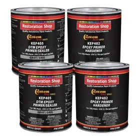 Custom Shop 848849098204 Gray Epoxy Primer/sealer 2.1 Gallon Kit Anti-corrosive Dtm High-performan