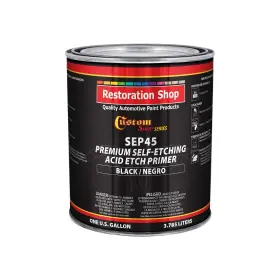Sep45-gl Custom Shop Premium Black Self Etching Primer 1 Gallon - Ready To Spray Pa Inch