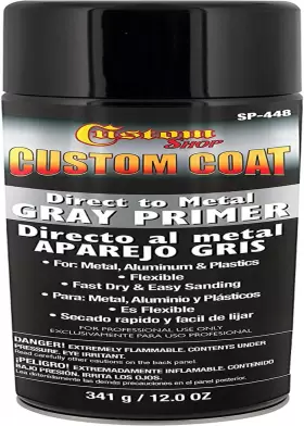 Sp-448 Custom Shop 1k High Build Direct To Metal Primer - 12oz Spray Can Grey
