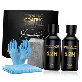 Cyberhooligan 420-42069 12h Advanced Graphene Ceramic Coating For Cars 30ml X 2 - Car Detailing Kit
