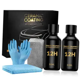 420-42069 Cyberhooligan 12h Advanced Graphene Ceramic Coating For Cars 30ml X 2 - Car Detailing Kit