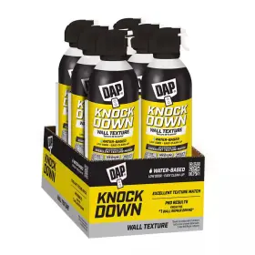 Dap 313044859801 Spray Texture 20 Oz. Knockdown Water Based Wall Quick Repair 6-pack