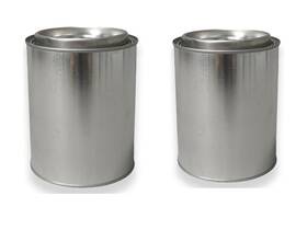 Ddrauy Tyg009 2 Pack Empty Metal Paint Cans With Lids Pint For L