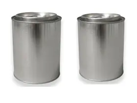 Tyg009 Ddrauy 2 Pack Empty Metal Paint Cans With Lids Pint For L