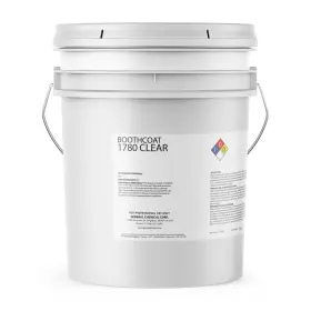 1780 Deckgeneral 812040033555 Paint Boothcoat Clear - Fast Drying Water-based Over Spray Collector For I