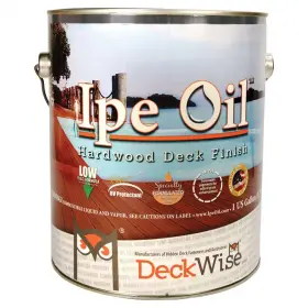 Deckwise 744110191523 Ipe Oil 250 Voc Hardwood Finish 1 Gal. Natural Wood Semi Transparent Exterior Wa