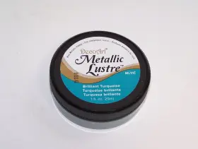 Ml11c Deco Art Metallic Lustre Wax Finish Brilliant Turquoise Nip