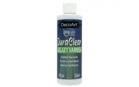 8oz-glitter Decoart 766218117199 Duraclear Galaxy Varnish