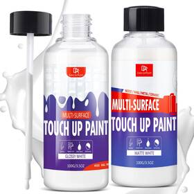 Decorrom A0252 White Touch Up Paint Pen - 7oz Multi Surface Quick-dry Repair Fix Scratches