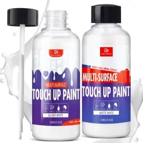 A0252 Decorrom White Touch Up Paint Pen - 7oz Multi Surface Quick-dry Repair Fix Scratches