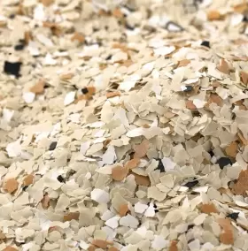 Demissle 313022745744 350 G/ 0.77 Lb Decorative Color Chips Epoxy Flakes 3-5 Mm Blend Concrete Floor