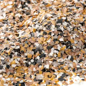 Demissle 313031126145 Decorative Color Chips Epoxy Flakes 3-5 Mm Blend Concrete Floor Coatings Decora
