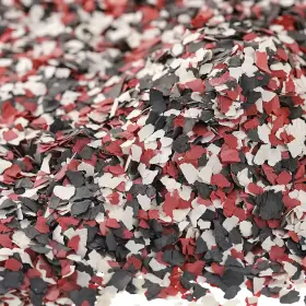 Demissle 445031858887 350 G/ 0.77 Lb Decorative Color Chips Epoxy Flakes 3-5 Mm Blend Concrete Floor C