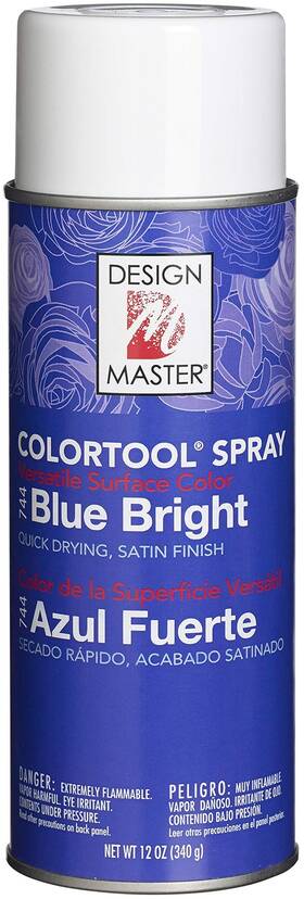 Design Master 008596017440 744 Spray Paint Blue Bright