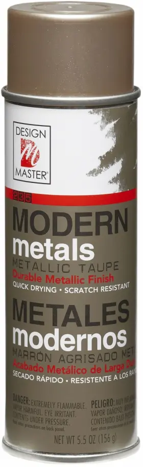 Dm-mm-235 Design Master Modern Metals Spray Paint-metallic Taupe