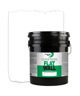 12050-5 Diamond Brite Paint 12050 5 Gallons Flat Latex In White