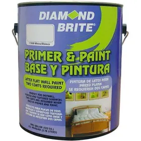 11950-1 Diamond Brite Paint 760968119014 1 Gallon Flat White Latex And Primer In One