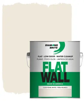 12350-1 Diamond Brite Paint 760968133515 1 Gallon Flat Latex In Pearl White