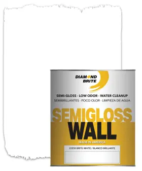 22050-2 Diamond Brite Paint 760968220529 Semi Gloss Latex 1 Quart In White