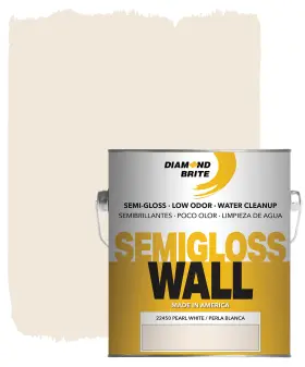 22450-1 Diamond Brite Paint 760968224510 Semi Gloss Latex 1 Gallon In Pearl White