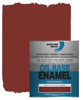 32250-2 Diamond Brite Paint 760968322520 1 Quart Oil Base Enamel In Tile Red
