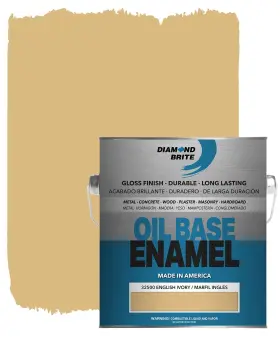 32500-1 Diamond Brite Paint 760968325019 1 Gallon Oil Base Enamel In English Ivory