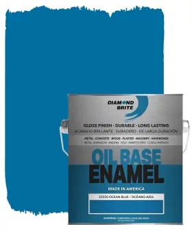 32550-1 Diamond Brite Paint 760968325514 1 Gallon Oil Base Enamel In Ocean Blue
